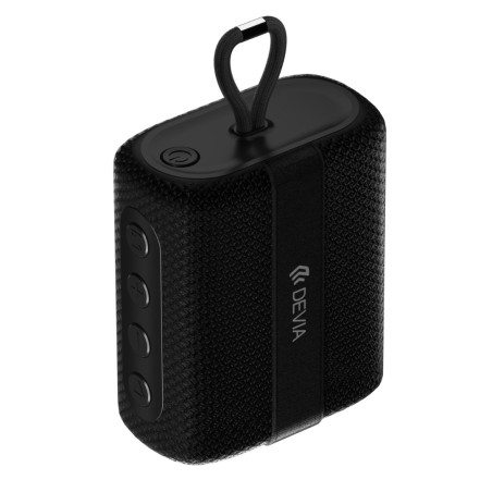 Enceinte Bluetooth à lanière Devia Kintone Series O-A2 – Noir