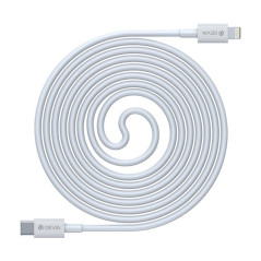 Câble USB-C vers Lightning Devia Smart Series – 1 m PD 20V/3A Blanc