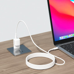 Devia USB-C PD 60W cable 2 m white | Smarty