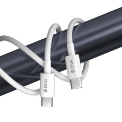 Devia USB-C PD 60W cable 2 m white | Smarty