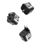 Adaptateur de voyage Devia - US/EU/UK/CN/AU, 2 USB 5V 2,4A