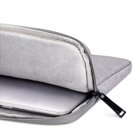 Housse intérieure Devia Justyle Business – MacBook/PC 13,3 à 14,2 pouces Gris clair