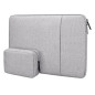Housse intérieure Devia Justyle Business – MacBook/PC 13,3 à 14,2 pouces Gris clair