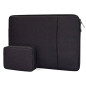 Housse intérieure Devia Justyle Business – MacBook/PC 15,4 à 16,2 pouces Noir