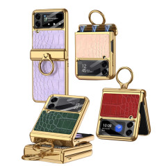 Coque Z Flip 4 verte anneau | Smarty