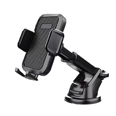 Support voiture ventouse 2-en-1 LX-26 Noir | Smarty