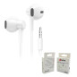 Écouteurs kit mains libres Mayline – Jack 3,5 mm Blanc Écouteurs kit mains libres Mayline – Jack 3,5 mm Blanc