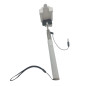 Perche à selfie extensible Pixika 142856 – Blanc 1 m
