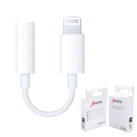 Audio Adapter Mayline Lightning to 3.5mm Jack