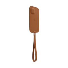 Apple Leather Sleeve with MagSafe iPhone 12 / 12 Pro – Bronze