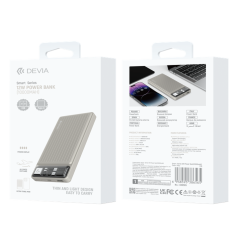 Batterie externe Devia 10 000 mAh 12W Gris