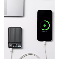 Magnetic Wireless Power Bank Devia Extreme Speed Series – 10,000mAh 22.5W Black