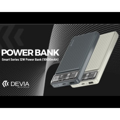 Batterie externe magnétique sans fil Devia Extreme Speed Series – 10 000 mAh 22,5W Noir