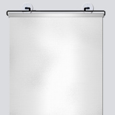 Store enrouleur 58 x 125 argenté | Smarty Paris