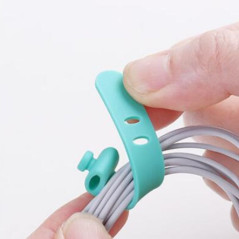 Organisateur câbles écouteurs silicone | Smarty Paris