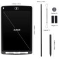 ECO LCD Writing Tablet – 8.5-inch Black ECO LCD Writing Tablet – 8.5-inch Black