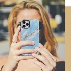 Coque Mayline marbrée rose pour iPhone | Smarty