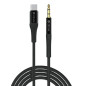 Audio Cable Devia iPure Series – USB-C to 3.5 mm Black Audio Cable Devia iPure Series – USB-C to 3.5 mm Black