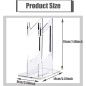 Support de contrôleur de jeu ECO en acrylique – Double rangement transparent Support de contrôleur de jeu ECO en acrylique – Double rangement transparent