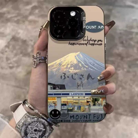 Coque de Protection en PC pour iPhone - Le Mont Fuji — ECO · Smarty Paris 18e
