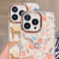 Coque transparente Mayline Flower-03 – pour iPhone Saumon Coque transparente Mayline Flower-03 – pour iPhone Saumon