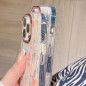 Coque transparente Mayline Flower-03 – pour iPhone Saumon Coque transparente Mayline Flower-03 – pour iPhone Saumon