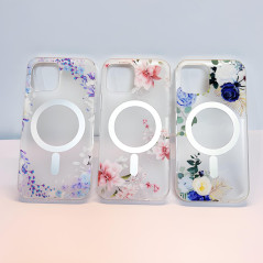 MagSafe iPhone Case Mayline Flower-04 Purple | Smarty