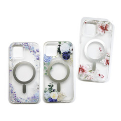 MagSafe iPhone Case Mayline Flower-04 Purple | Smarty
