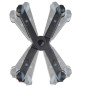 Support PC réglable à roulettes NGS Transfer Base – Noir