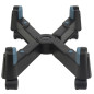 Support PC réglable à roulettes NGS Transfer Base – Noir