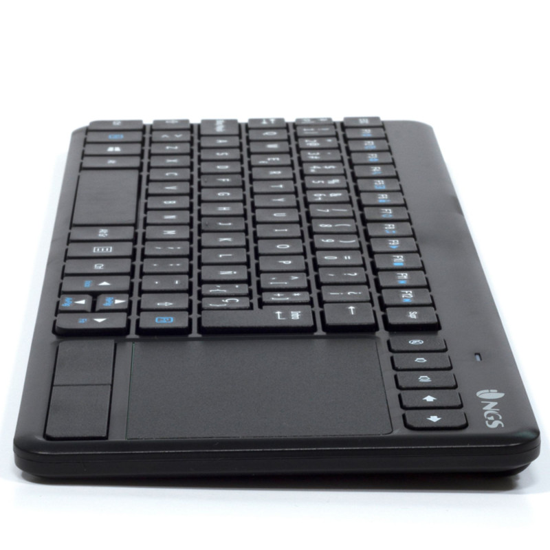 Clavier sans fil 2,4 GHz AZERTY NGS – pavé tactile Noir Clavier sans fil 2,4 GHz AZERTY NGS – pavé tactile Noir