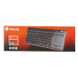Clavier sans fil 2,4 GHz AZERTY NGS – pavé tactile Noir Clavier sans fil 2,4 GHz AZERTY NGS – pavé tactile Noir