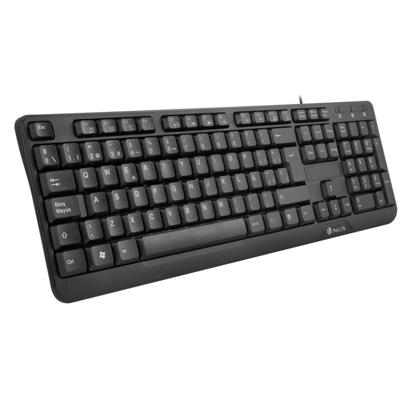 Clavier filaire USB NGS FUNKY V3 – AZERTY Noir Clavier filaire USB NGS FUNKY V3 – AZERTY Noir