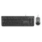 Wired Keyboard and Mouse Combo NGS COCOAKITFRENCH – AZERTY Black Wired Keyboard and Mouse Combo NGS COCOAKITFRENCH – AZERTY Black