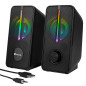 Enceinte NGS USB LED RGB – 20 W Noir Enceinte NGS USB LED RGB – 20 W Noir