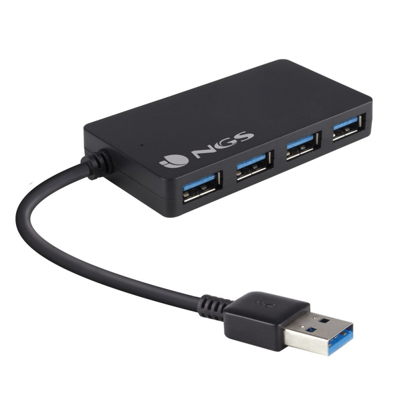 Hub USB NGS iHub 3.0 – 4 ports Noir Hub USB NGS iHub 3.0 – 4 ports Noir