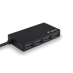 NGS iHub 3.0 4-Port USB Hub Black | Smarty