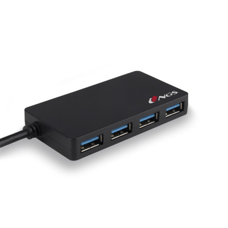 Hub USB NGS iHub 3.0 – 4 ports Noir