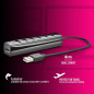USB Hub NGS iHub7 Tiny USB 2.0 – 7 Ports Black USB Hub NGS iHub7 Tiny USB 2.0 – 7 Ports Black