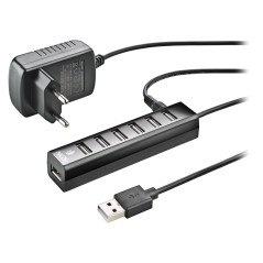 NGS iHub7 Tiny 7-Port USB Hub Black | Smarty