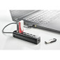 USB Hub NGS iHub7 Tiny USB 2.0 – 7 Ports Black USB Hub NGS iHub7 Tiny USB 2.0 – 7 Ports Black