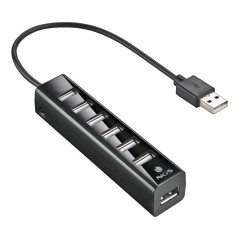 NGS iHub7 Tiny 7-Port USB Hub Black | Smarty