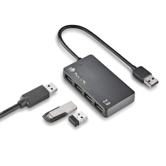 NGS iHub4 Tiny 4-Port USB Hub Black | Smarty