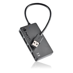 NGS iHub4 Tiny 4-Port USB Hub Black | Smarty