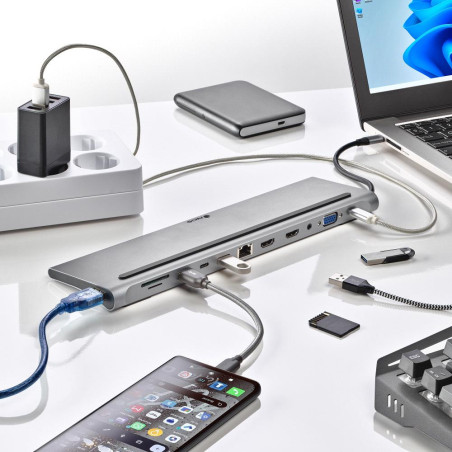 USB-C Multiport Adapter NGS 12-in-1 – Gray
