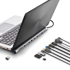 NGS USB-C 12-in-1 Multiport Adapter Gray | Smarty
