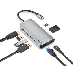 Adaptateur NGS Wonder Dock 8 USB-C Gris | Smarty