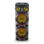 Enceinte Bluetooth NGS Wild Dub 3 – double subwoofer 15 pouces 1200 W Noir
