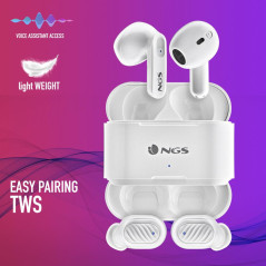 Écouteurs Bluetooth NGS Artica Duo White | Smarty
