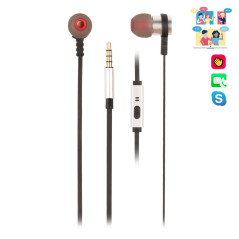 NGS Cross Rally Silver 3.5 mm Earphones | Smarty